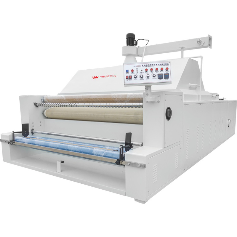 V-20000II Senior double conveyor garment fabric shrinking and forming machine